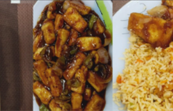 Schezwan Fried Rice and Chilli Paneer Recipe